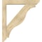 Ekena Millwork Funston Slat Rough Sawn Bracket w/ Offset Brace, Douglas Fir, 6"W x 36"D x 40"H BKT0604X36X40FST06RDF - alternate 4
